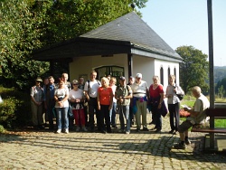 Die Wandergruppe der Großen Strecke (12 km).