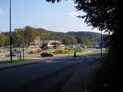 Vom Bergischen Kreisel steigen wir ...