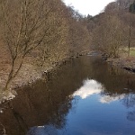 GTW-070418 mar 020  Die Wupper ist hier der Grenzfluss von Wuppertal und Schwelm.