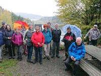 GTW-091119 joe 17  (GS) Die Wanderer der Großen Strecke an der Großen Dhünntalsperre