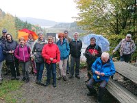GTW-091119 joe 18  (GS) Die Wanderer der Großen Strecke an der Großen Dhünntalsperre