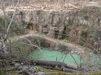 GTW 10.04.17 lindlar-joe 06  Der Steinbruch der Otto Schiffarth Steinbruch GmbH & Co - hier wurde der älteste Wald der Erde nachgewiesen, gefunden in Grauwacke.