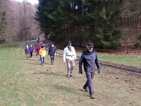 GTW-180318 joe 007  (GS) Auch die Wanderer der Großen Strecke haben das Eifgental erreicht.