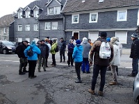 GTW-180318 mar 025  Sammelpunkt war der Parkplatz in (Wermelskirchen-)Dabringhausen vor dem Restaurant Markt 57.