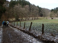 GTW-180318 mar 029  (KS) Das kalte Wetter hatte sein Gutes: Die Wege waren meist noch gefroren und damit fest.