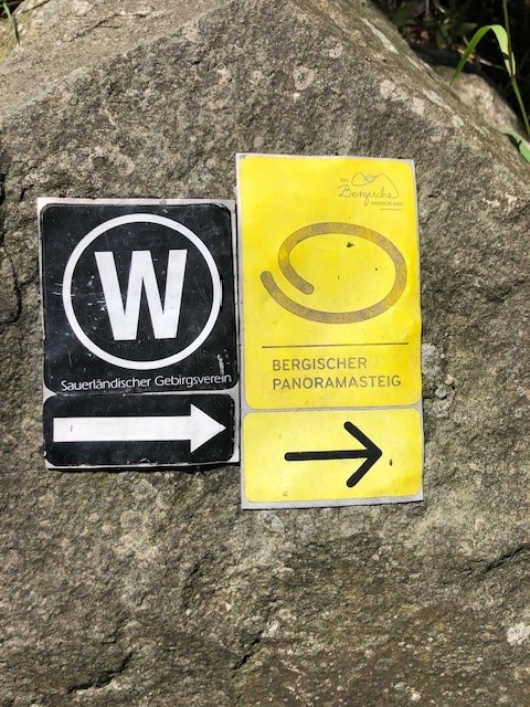 Wegezeichen Rundwanderweg Wermelskirchen