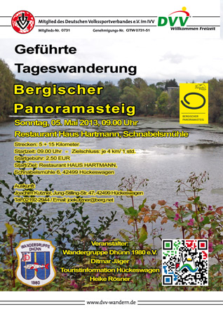 Ausschreibung der Wanderung