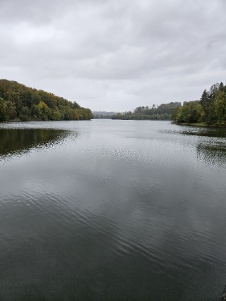 Die Lingesetalsperre im Oktober - (c) Joachim Kutzner