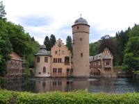 Das idylisch gelegene Wasserschloss Mespelbrunn