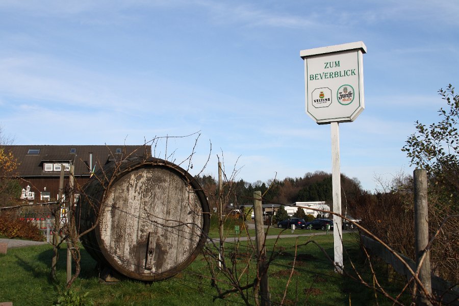Start und Ziel: die Gaststätte Beverblick