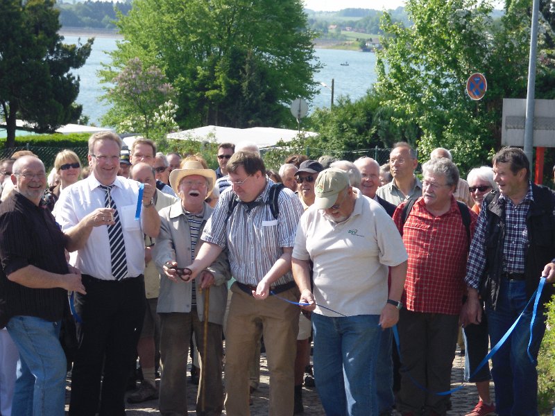 GESCHAFFT!!! - Damit ist der Bever-Rundweg eröffnet.