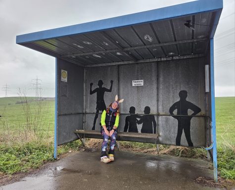Bus stop - but not for me